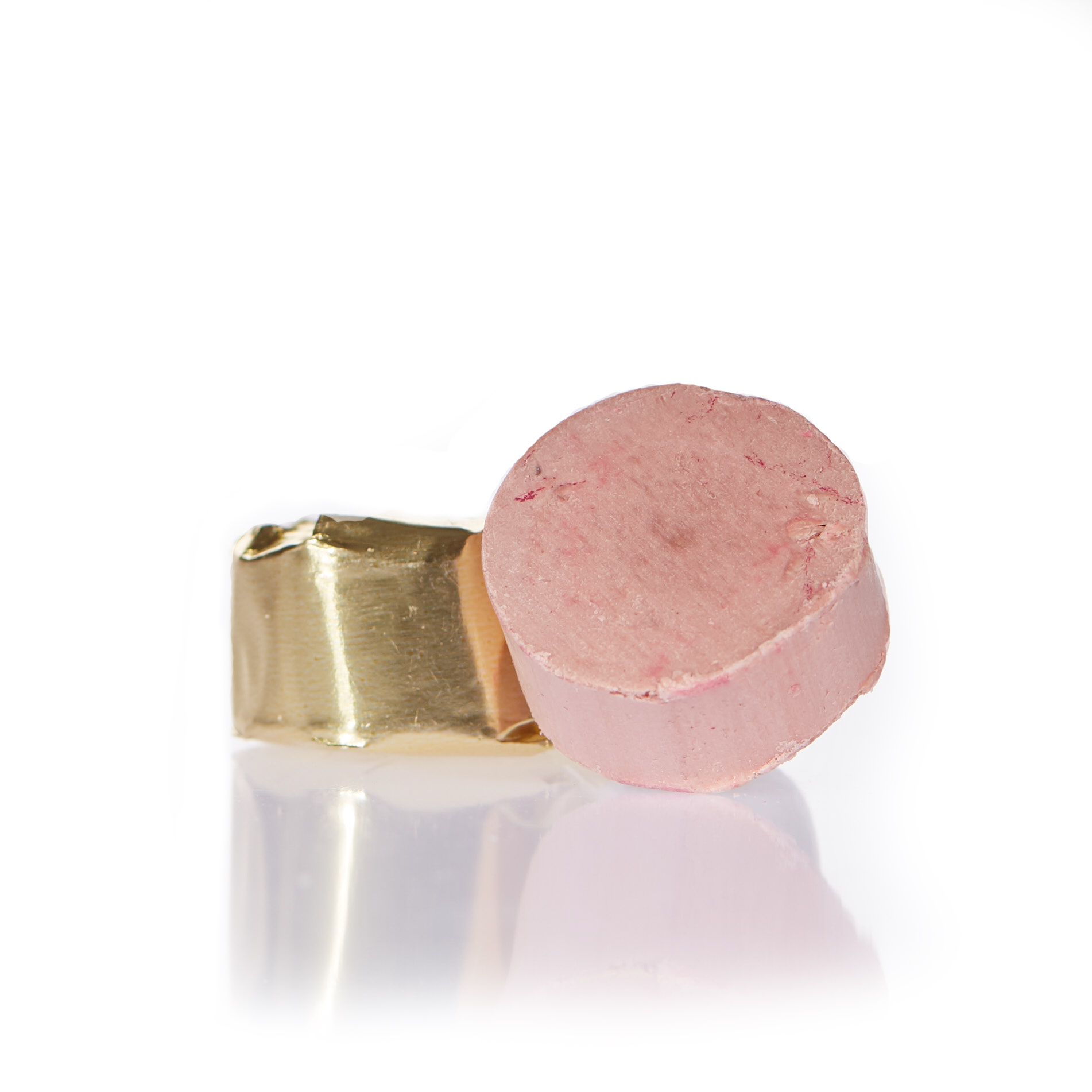 Peg soap, wrap in gold paper